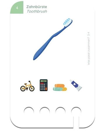 WiemTo Karty dla Dzieci 3-4 Latka Co Pasuje do Obrazka