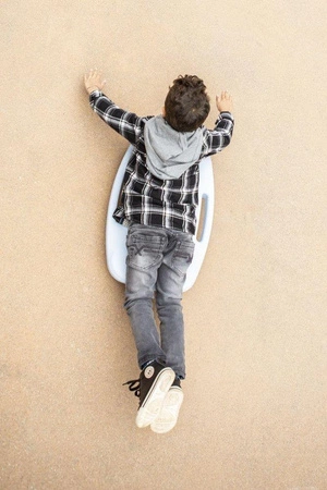 Żółta deskorolka dla dzieci deska na kółkach Mini Eolo Italtrike