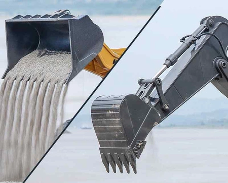 WOOPIE Koparka Zdalnie Sterowana Gąsienica Spychacz Pilot Światło Dźwięk + Akc.