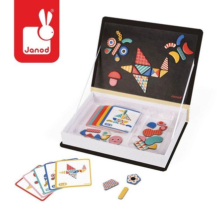 Magnetyczna układanka Kształty Magnetibook, Janod