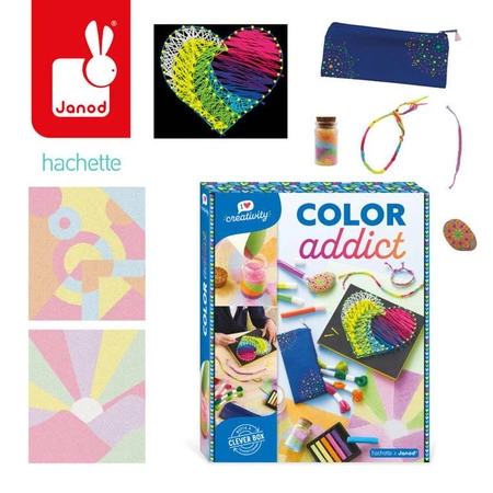 USZKODZONE OPAKWOANIE Janod Multizestaw kreatywny Kolory I love creativity 8+