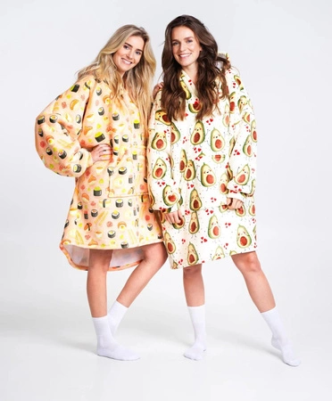 Bluza koc Oversize Sushi Cozy Noxxiez CH351
