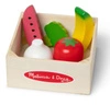 Drewniane jedzenie do zabawy dla dzieci Warzywa i Owoce Melissa & Doug 95209 zabawa w sklep i gotowanie