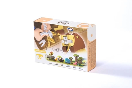 Halftoys Składany Lew Magnetyczny