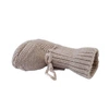 Lodger Buciki niechodki z wełny merino 100% jasnobeżowe Fleece Beige 6-12 m