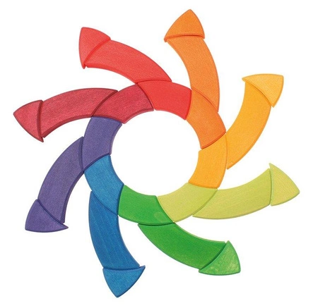 Układanka Koło, kolorowe, 3+, Grimm's