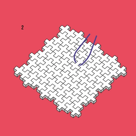 Plus-Plus Mini, Puzzle po numerach 800 szt - Motyl