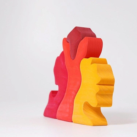 Kształty leśne, czerwone, 1+, Grimm's