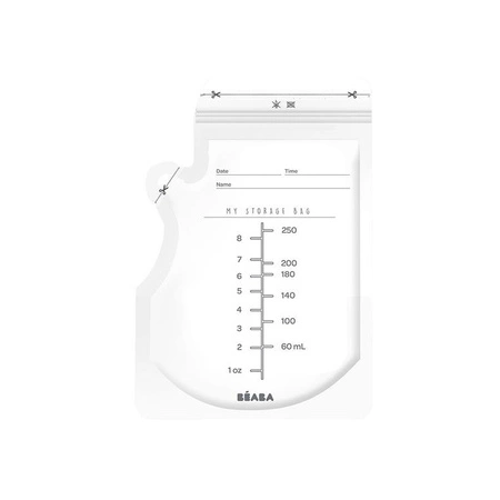 Beaba Woreczki do przechowywania pokarmu 250ml 50 sztuk