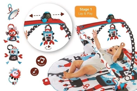 Yookidoo Mata Edukacyjna Gymotion Robo