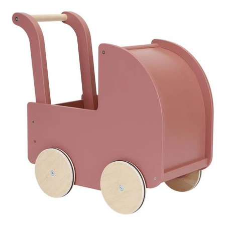 Little Dutch Drewniany wózek dla lalek z pościelą FSC LD7096