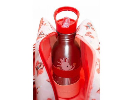 LILLIPUTIENS Bidon 600 ml ze stali nierdzewnej ze słomką Szczęśliwy Jednorożec Lena