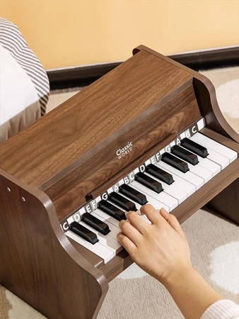 CLASSIC WORLD Drewniane Pianino Klasyczne + Książeczka do Nauki