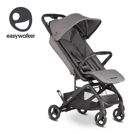 Easywalker Miley² Kompaktowy wózek spacerowy z torbą transportową Marble Grey