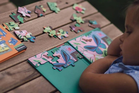 Mudpuppy Puzzle magnetyczne 2w1 Robaki i ptaki 20 elementów 4+