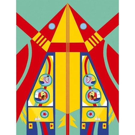 Zestaw kreatywny Papierowe samoloty z wyrzutnią 6+, Janod