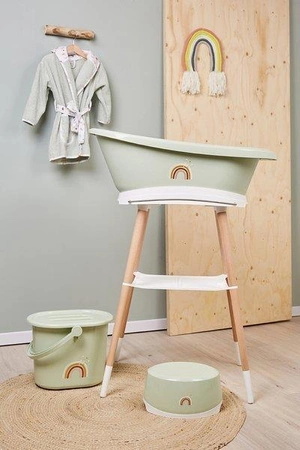 bébé-jou Śliniak z długim rękawem Rainbow Sky 305803