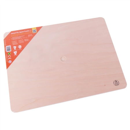 CLASSIC WORLD Drewniane Puzzle Miasto Zwierząt 48 el.
