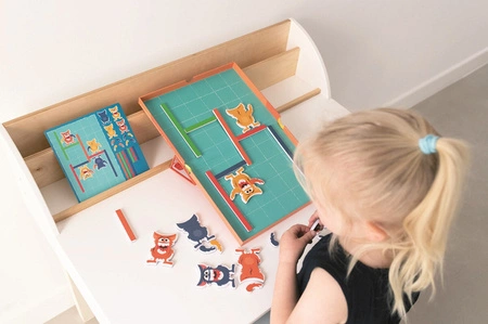 Scratch, magnetyczna układanka - 20 kart zadań Stworki