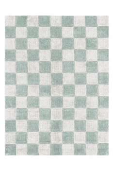 Dywan bawełniany Kitchen Tiles Blue Sage 120x160 cm Lorena Canals