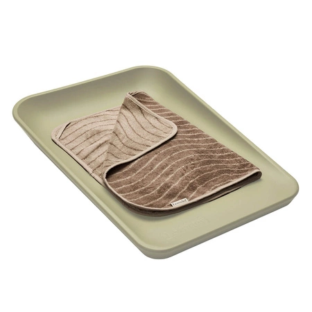 LEANDER - mata do przewijania MATTY™, olive green