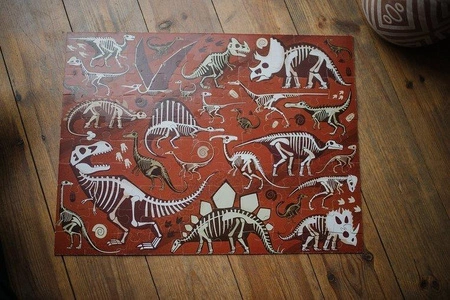 Mudpuppy Puzzle dwustronne Dinozaury 100 elementów 6+