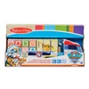 Ciężarówka z przyczepą klocki drewniane Psi Patrol ABC Melissa & Doug 33272 układanka na palikach