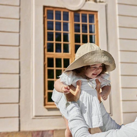 Elodie Details - Kapelusz przeciwsłoneczny - Pure Khaki - 6-12 m-cy