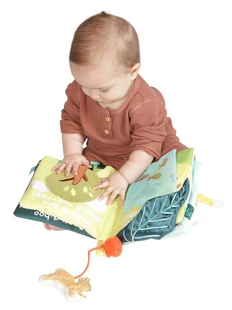 Książeczka interaktywna Akuku Bunny 161130-Manhattan Toy, zabawki dla niemowląt