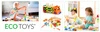 Drewniane klocki konstrukcyjne edukacyjne + narzedzia Ecotoys