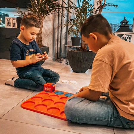 WOOPIE Interaktywny Tor Samochodowy Straż Pożarna Układanka + Elektryczne Auto 34 el.