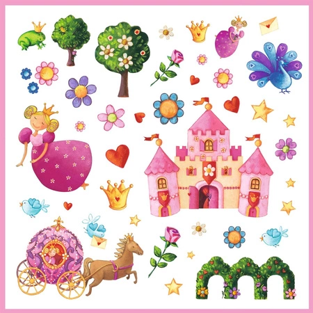 Zestaw naklejek 160cz- księżniczka DJ08830