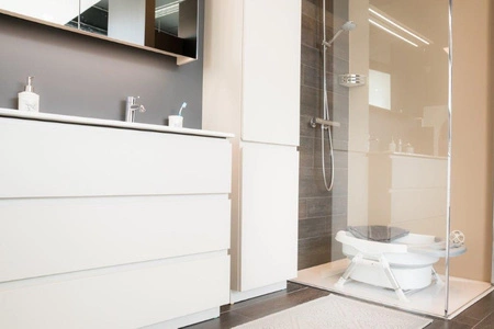 B-Składana wanna prysznicowa Grey/white