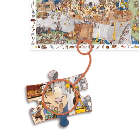 Puzzle - obserwacja OBLĘŻONY ZAMEK DJ07503