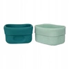 Silikonowe pojemniczki pojemniki na przekąski, 2 szt., Forest, b.box