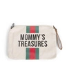 Childhome Torebka Mommy's Treasures Paski Zielono-Czerwone
