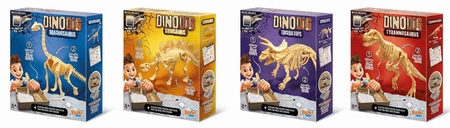 Display Mały paleontolog - 10 szt dinozaurów 445