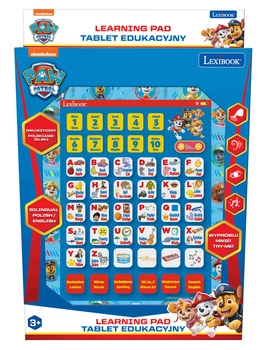 Dwujęzyczny tablet edukacyjny Psi Patrol JCPAD002PAi17