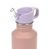 Lassig Bidon ze stali nierdzewnej z ustnikiem i uchwytem 500 ml Pattern Party Rose/lilac