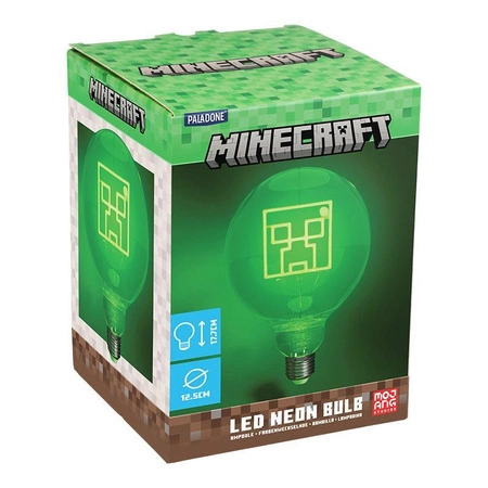 Minecraft Creeper żarówka neonowa