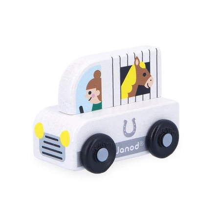 Janod Pojazd Koniowóz Wieś Cross Roads 12m+