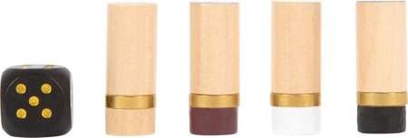 Drewniane gry planszowe Węże i drabiny Ludo Gold Edition 12218-Small Foot