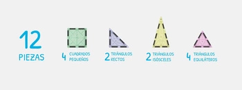 Imanix klocki magnetyczne GLITTER 12 elem. 350112