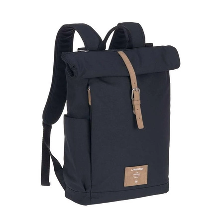 Lassig Green Label Plecak dla mam z akcesoriami Rolltop Backpack night blue