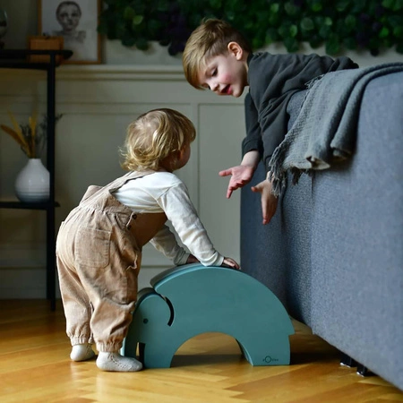 Zabawka wspierająca sensorykę i motorykę Słoń bObles M Green haze