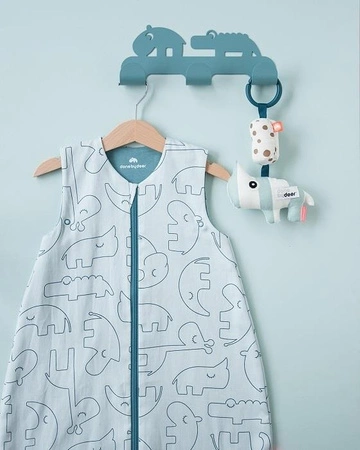 Done by Deer Śpiworek 1.0 Tog 90 cm Blue