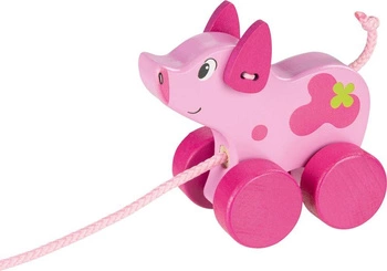 Świnka na sznureczku