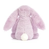 JellyCat - Króliczek Kwieciste Uszy Fioletowy 31 cm