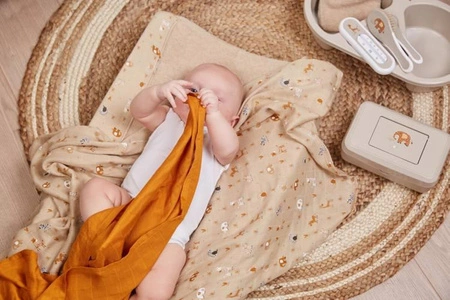 bébé-jou Otulacz bambusowo-muślinowy 110 x 110cm Steppe 305220