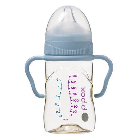 Uchwyt do butelki z PPSU, błękit, b.box